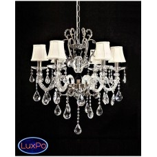 Люстра подвесная хрустальная Lumina Deco BIANCA LDP 66251-6