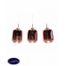 Светильник подвесной Lumina Deco ALACOSMO LDP 6811-3 R.GD