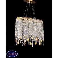 Люстра подвесная хрустальная Lumina Deco SANTOSA LDP 7051-4 A GD