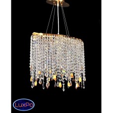 Люстра подвесная хрустальная Lumina Deco SANTOSA LDP 7051-4 A GD