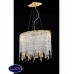 Люстра подвесная хрустальная Lumina Deco SANTOSA LDP 7051-4 A GD