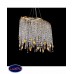 Люстра подвесная хрустальная Lumina Deco SANTOSA LDP 7051-4 A GD