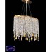 Люстра подвесная хрустальная Lumina Deco SANTOSA LDP 7051-4 A GD
