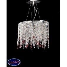 Люстра подвесная хрустальная Lumina Deco SANTOSA LDP 7051-4 CHR