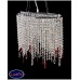Люстра подвесная хрустальная Lumina Deco SANTOSA LDP 7051-4 CHR