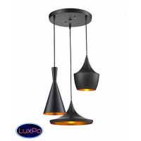 Светильник подвесной Lumina Deco FOGGI LDP 7712-3 BK