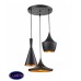 Светильник подвесной Lumina Deco FOGGI LDP 7712-3 BK
