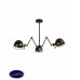 Люстра потолочная Lumina Deco VALMONTI LDP D015-3 BK