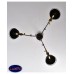 Люстра потолочная Lumina Deco VALMONTI LDP D015-3 BK