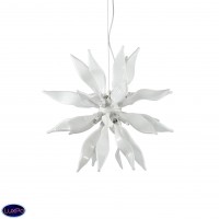 Светильник подвесной Ideal lux Leaves Sp8 Bianco 111957