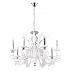 Люстра подвесная Crystal Lux LETISIA SP8 WHITE