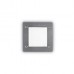 Светильник уличный встраиваемый Ideal lux Leti Square Fi1 Grigio 096599