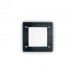 Светильник уличный встраиваемый Ideal lux Leti Square Fi1 Nero 096582