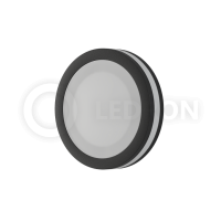 Встраиваемый светодиодный светильник LeDron LIP0906-5W-Y Black 4000K