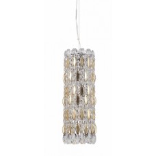 Светильник подвесной Crystal Lux LIRICA SP3 CHROME/GOLD-TRANSPARENT