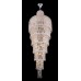 Люстра подвесная Crystal Lux LIRICA SP40 D700 CHROME/GOLD-TRANSPARENT