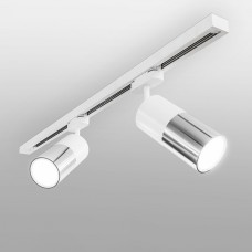 Трековый светодиодный светильник для однофазного шинопровода Elektrostandard Avantag LTB27 белый матовый/хром a047018
