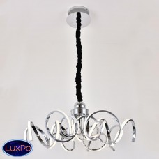 Люстра светодиодная подвесная Elvan LU-00097-8-WH-CHR-4000K (код 15481)