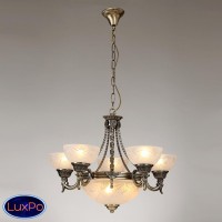 Люстра подвесная Elvan LU00161-8-BR (код 15226)