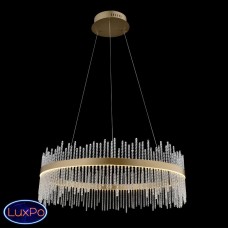 Люстра светодиодная подвесная Elvan LU48018-1C-40W-3000K-GLD (код 300828)