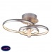 Люстра светодиодная потолочная Elvan LU49065-3D-3000K-BROWN (код 300832)
