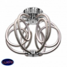 Люстра светодиодная потолочная Elvan LU6022-6-WH+CH-3500K (код 20504)