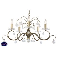Подвесная люстра Elstead Lighting LUNETTA LUN5 BR