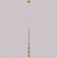 Светильник подвесной Crystal Lux LUX NEW SP1 B AMBER