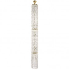 Хрустальная потолочная люстра каскадная Arti Lampadari Lazio E 1.9.25.501 G