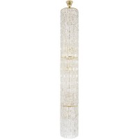 Хрустальная потолочная люстра каскадная Arti Lampadari Lazio E 1.9.35.501 G