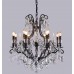Люстра подвесная Crystal Lux MAGNIFICO SP13 BLACK/TRANSPARENT