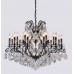 Люстра подвесная Crystal Lux MAGNIFICO SP19 BLACK/TRANSPARENT