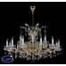 Подвесная люстра хрустальная ArtGlass MARIA TEREZIA 20