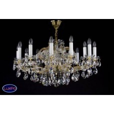 Подвесная люстра хрустальная ArtGlass MARIA TEREZIA 24