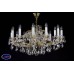 Подвесная люстра хрустальная ArtGlass MARIA TEREZIA 24
