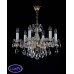 Подвесная люстра хрустальная ArtGlass MARIA TEREZIA 25