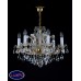 Подвесная люстра хрустальная ArtGlass MARIA TEREZIA 27