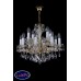 Подвесная люстра хрустальная ArtGlass MARIA TEREZIA 28