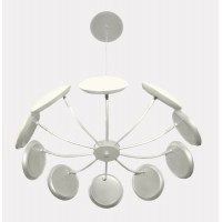 Люстра подвесная Crystal Lux MAXIME SP10 D600 SILVER