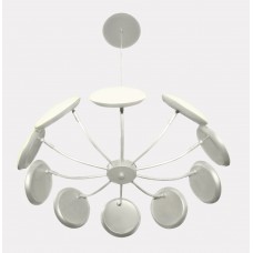 Люстра подвесная Crystal Lux MAXIME SP10 D600 SILVER