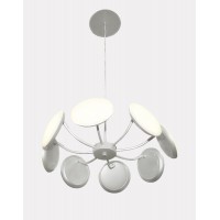 Люстра подвесная Crystal Lux MAXIME SP8 D500 SILVER