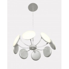 Люстра подвесная Crystal Lux MAXIME SP8 D500 SILVER