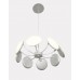 Люстра подвесная Crystal Lux MAXIME SP8 D500 SILVER