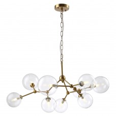 Люстра подвесная Crystal Lux MAXIMO SP9 BRONZE