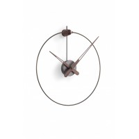 Часы Nomon Micro Anda Graphite, graphite/walnut, d=40/50 см MCANT