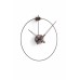Часы Nomon Micro Anda Graphite, graphite/walnut, d=40/50 см MCANT