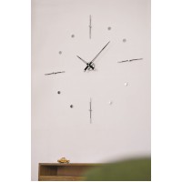 Часы Nomon Mixto i BLACK, chrome, d=110cm. MII000N
