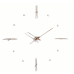 Часы Nomon  MIXTO N 155 WALNUT/CHROME,  d=155см MING