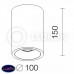 Накладной светильник LeDron MJ 1027GW White150mm