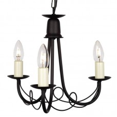 Люстра Elstead Lighting MN3 BLACK MINSTER